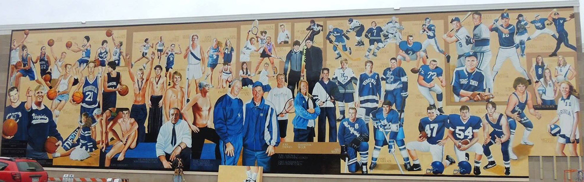 Virginia Athletic Mural
